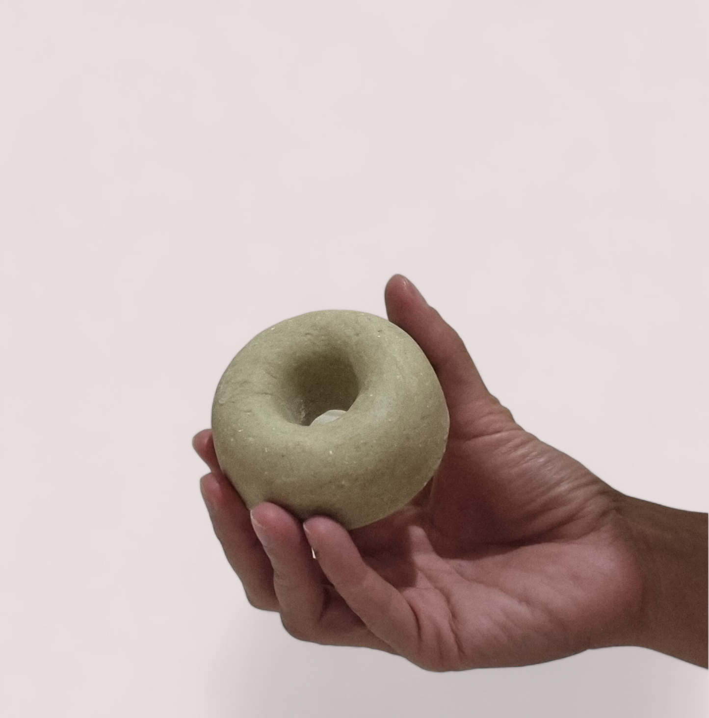 Kira Shampoo bar being gently lathered on a short-haired dog, made with natural ingredients for a healthy and shiny coat.